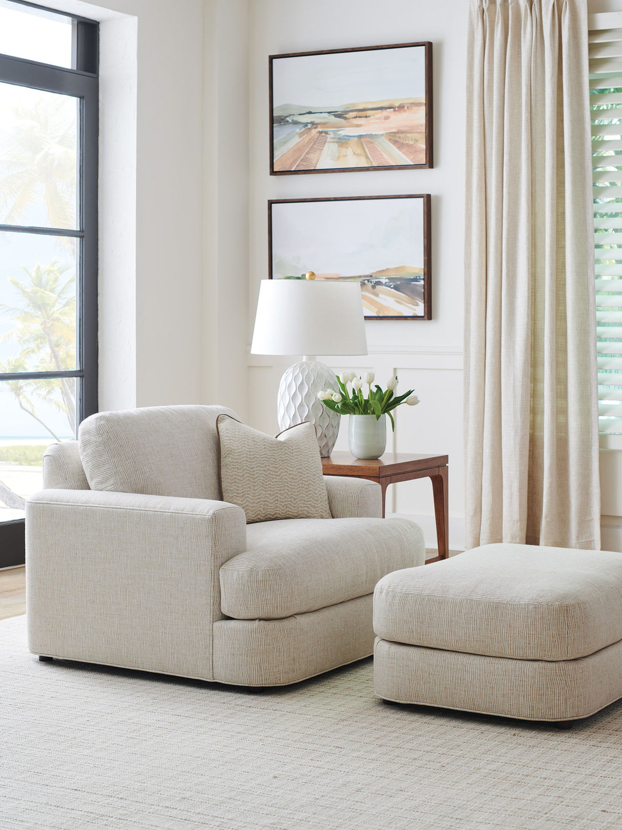 Palm Desert - Lansing Chair - Beige