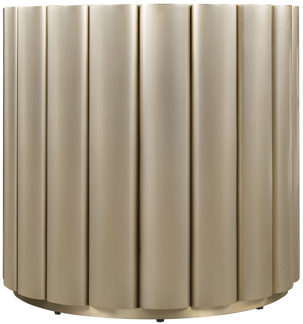 Melange - Time Flies End Table - Gold