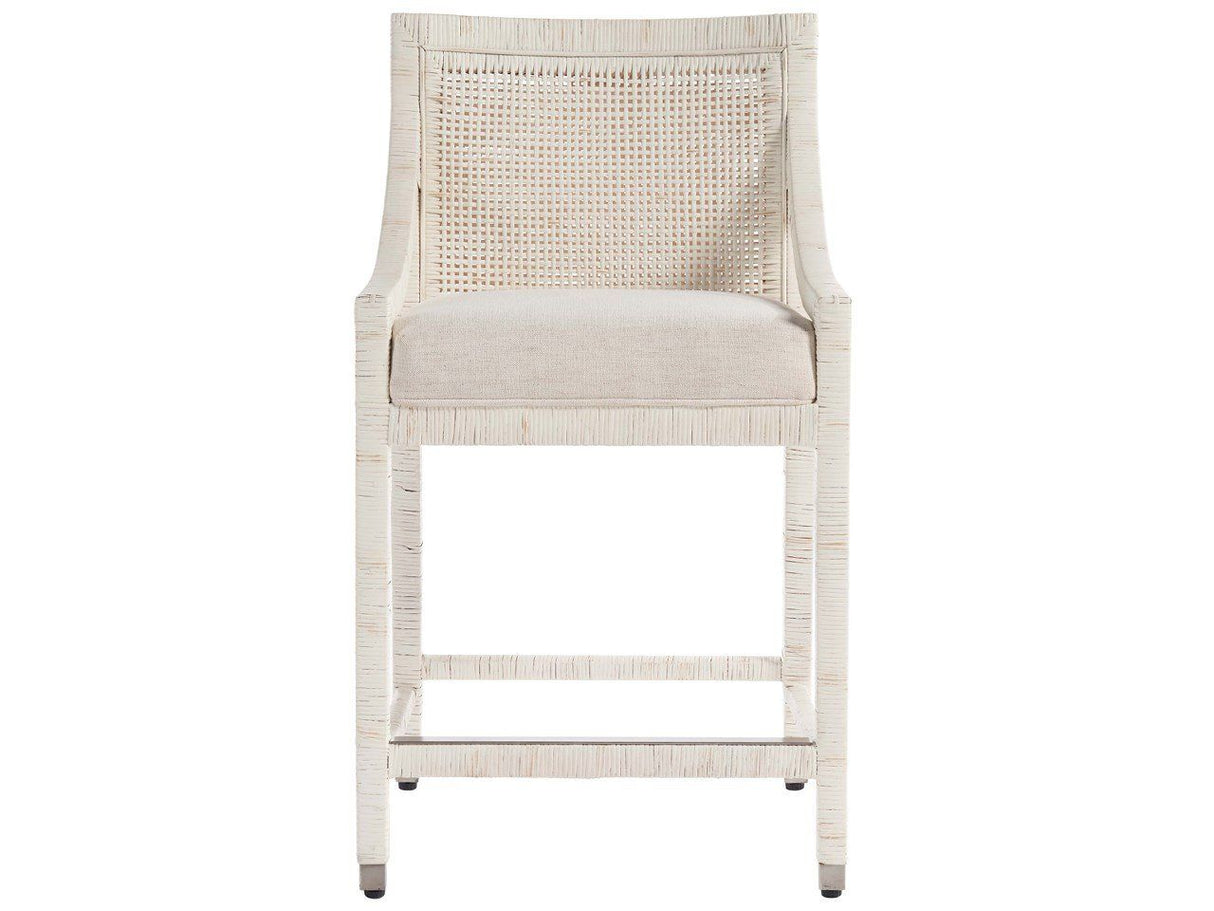 Weekender Coastal Living Home / Longboat - Counter Chair - Pearl Silver
