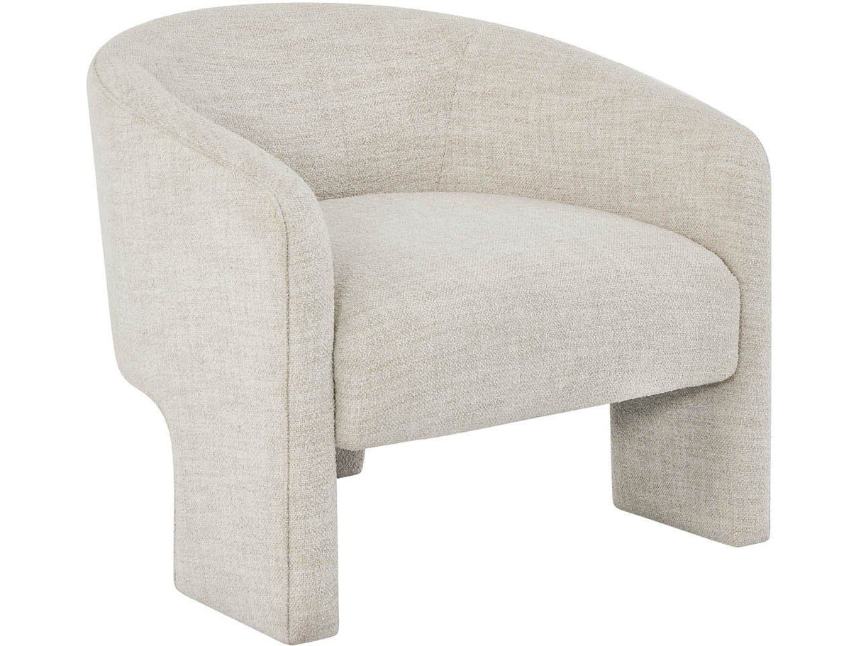 Kenzi - Accent Chair - Gray / White