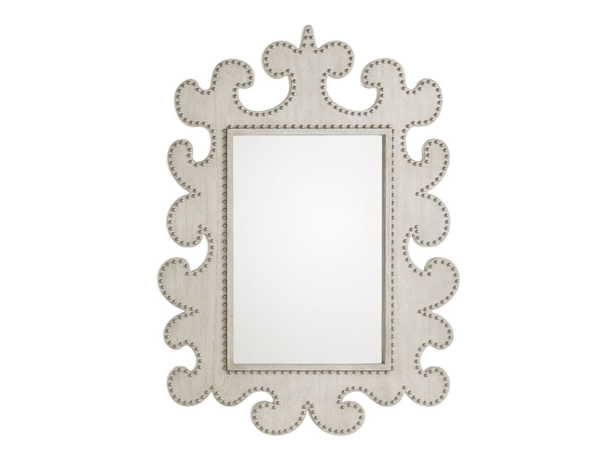 Oyster Bay - Hempstead Vertical Mirror - Pearl Silver
