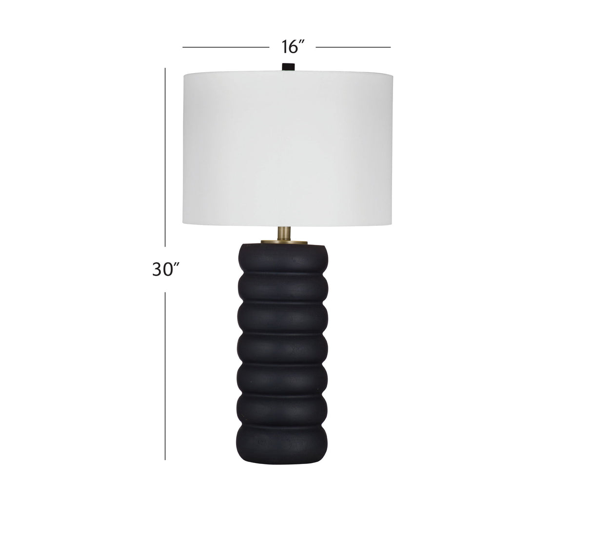 Pareena - Table Lamp - Black