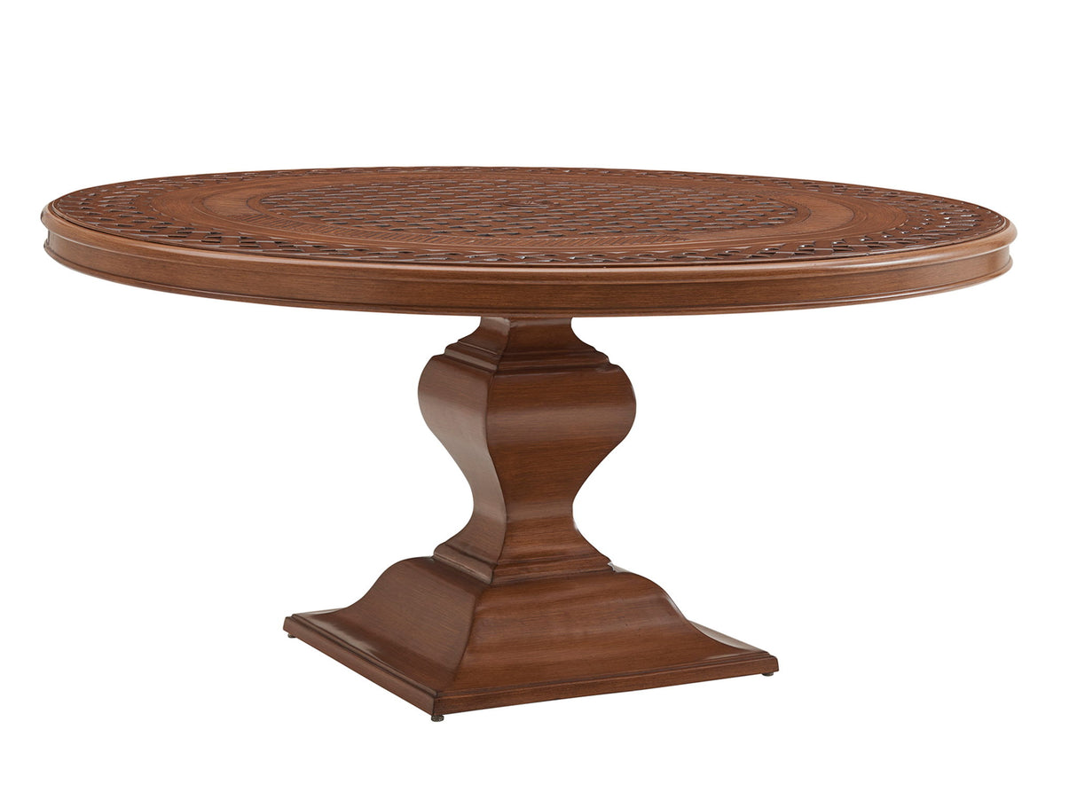 Harbor Isle - Round Dining Table - Dark Brown