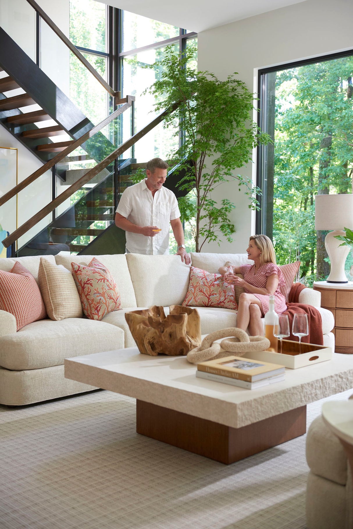 Palm Desert - Shadow Mountain Square Cocktail Table - Dark Brown