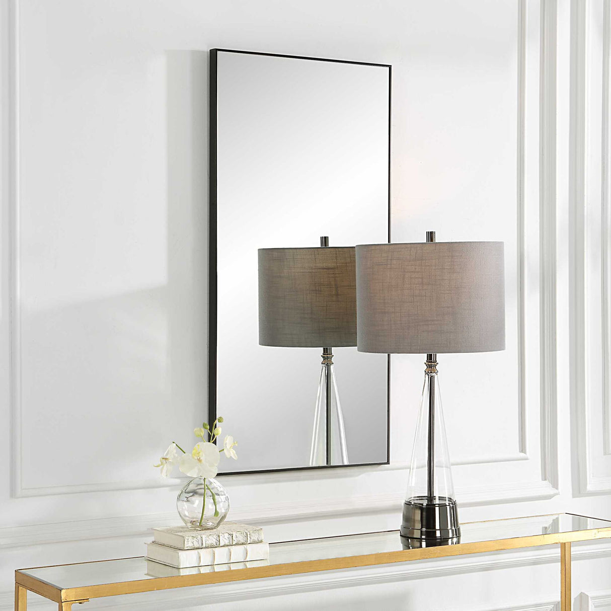 Wall Mirror - Black Frame