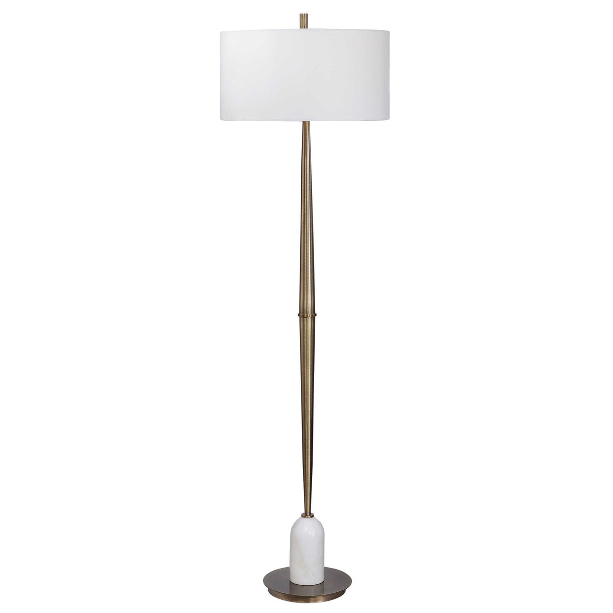 Minette - Mid-century Floor Lamp - Gold