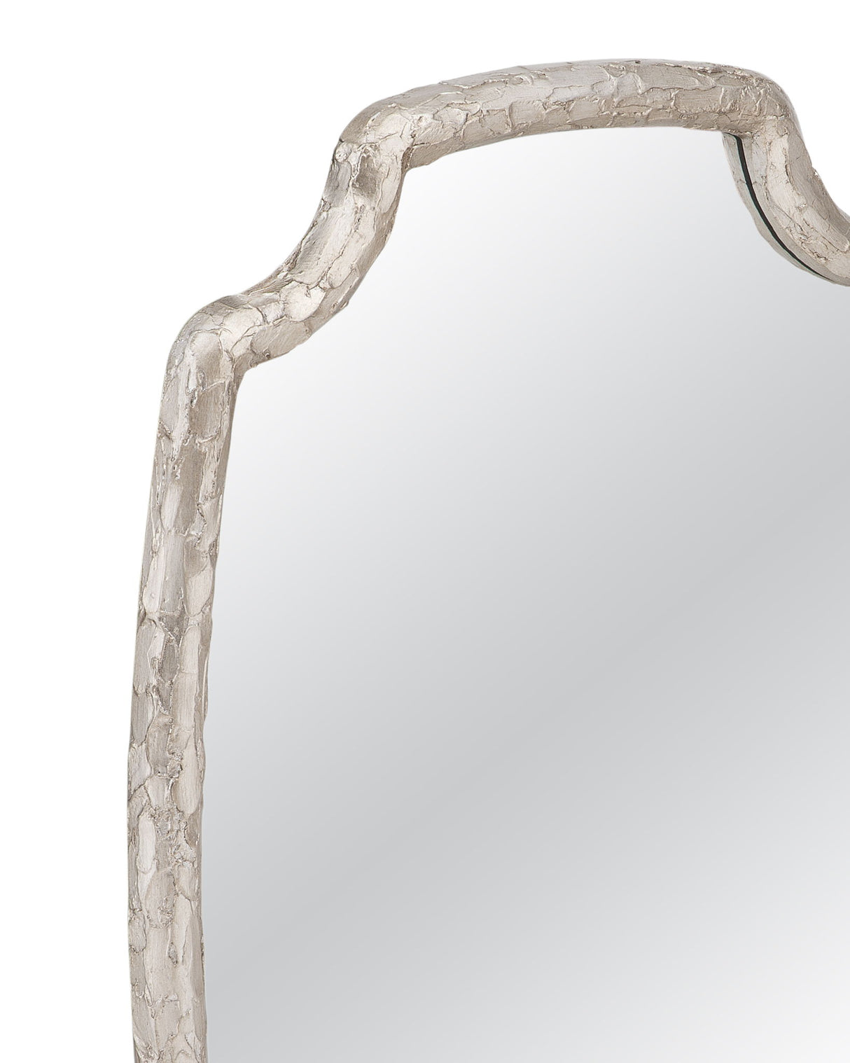 Wishing Stone - Wall Mirror - Antique Silver