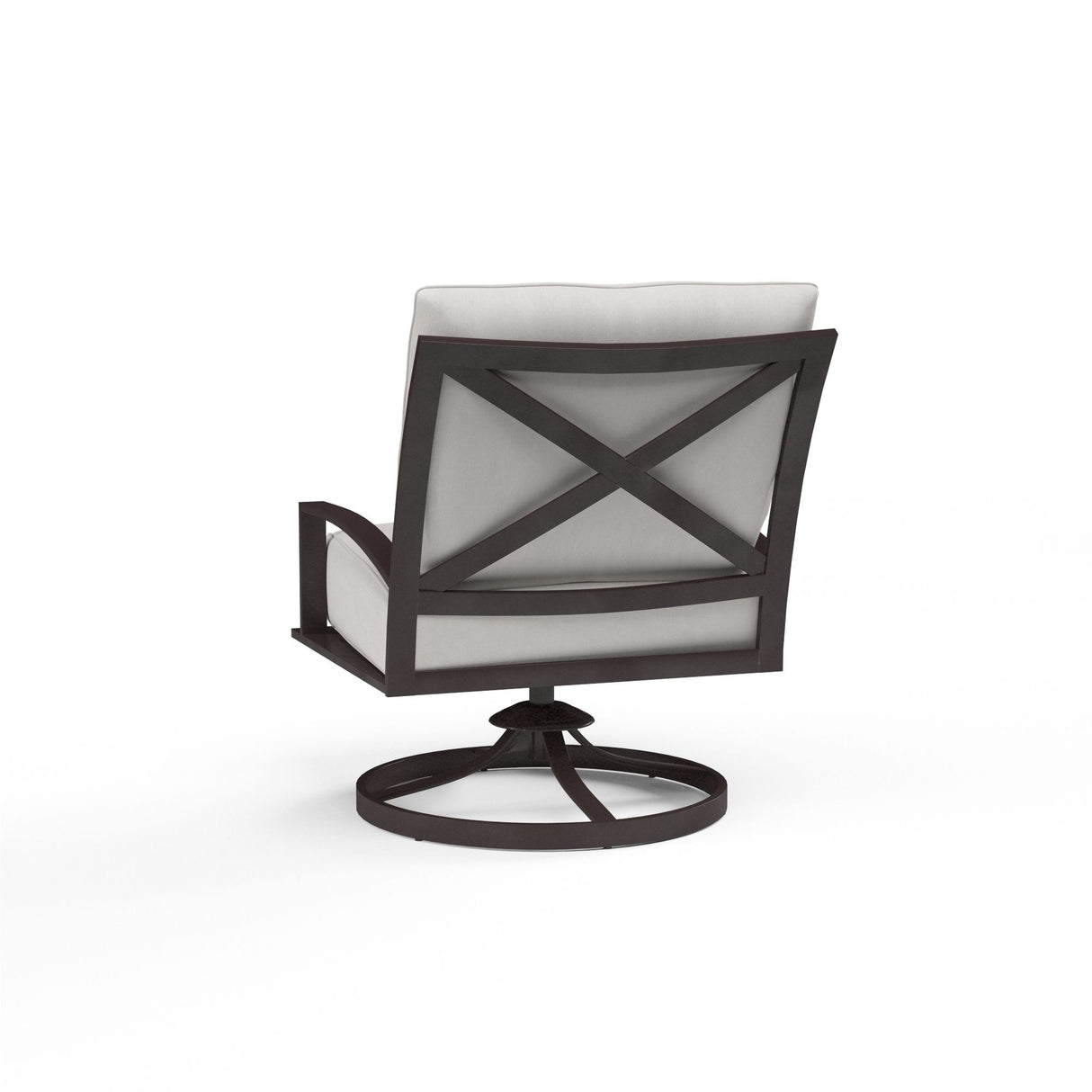 La Jolla - Club Swivel, With Self Welt - Canvas Flax / Dark Brown