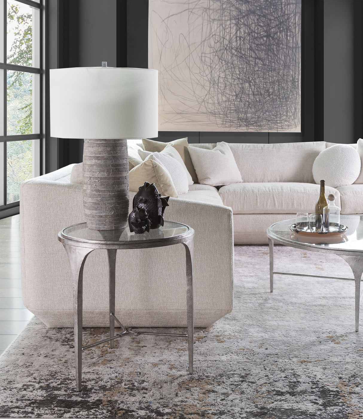 Signature Designs - Porto Round End Table