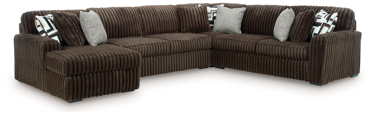 Midnight-Madness - Sectional - Chocolate