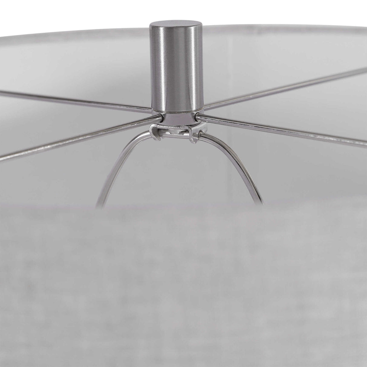 Savin - Ceramic Table Lamp - Pearl Silver