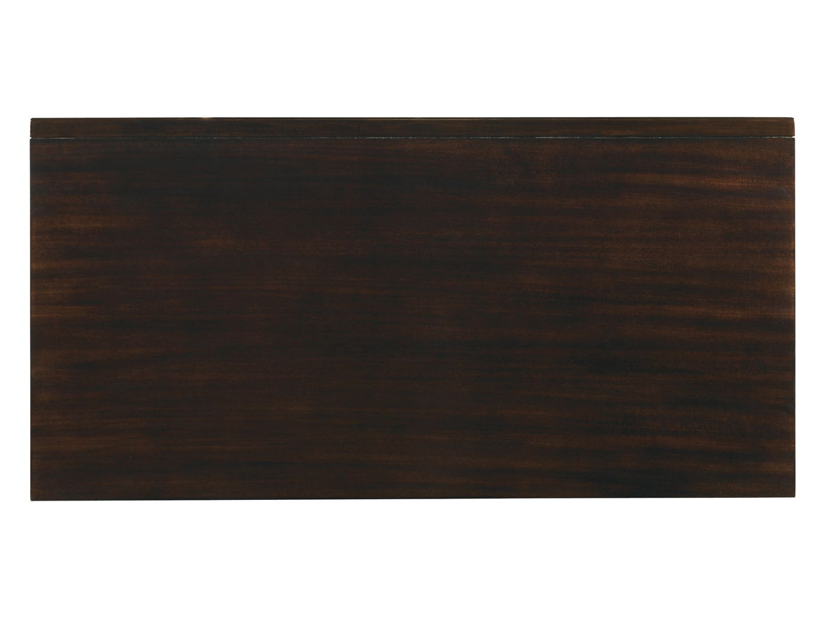 Royal Kahala - Starlight Mirrored Nightstand - Dark Brown