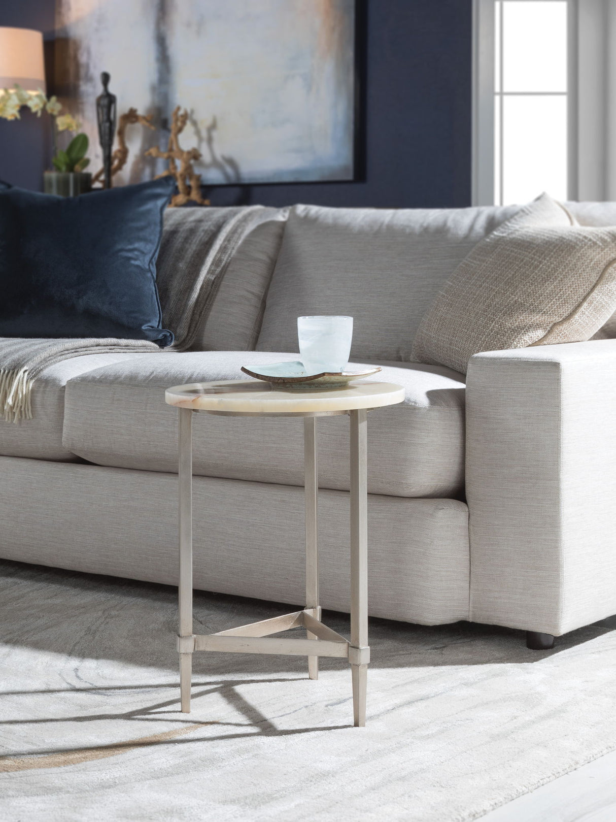 Signature Designs - Benton Round Spot Table - Yellow