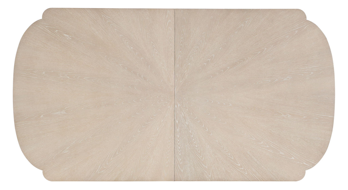 Nouveau Chic - Rectangle Dining Table With 1-22" Leaf - Light Brown