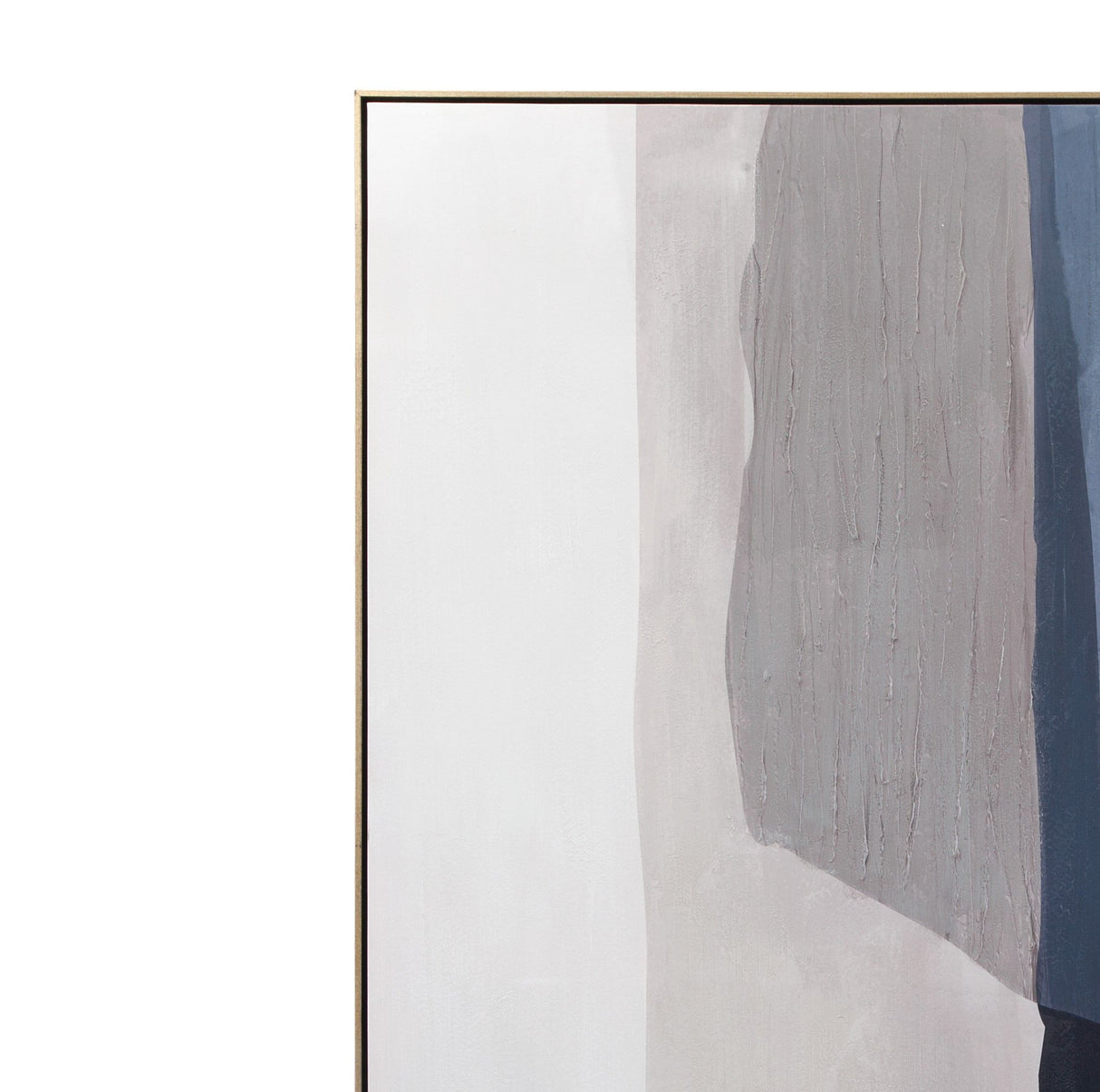 Salone Canvas Art - Beige / Blue