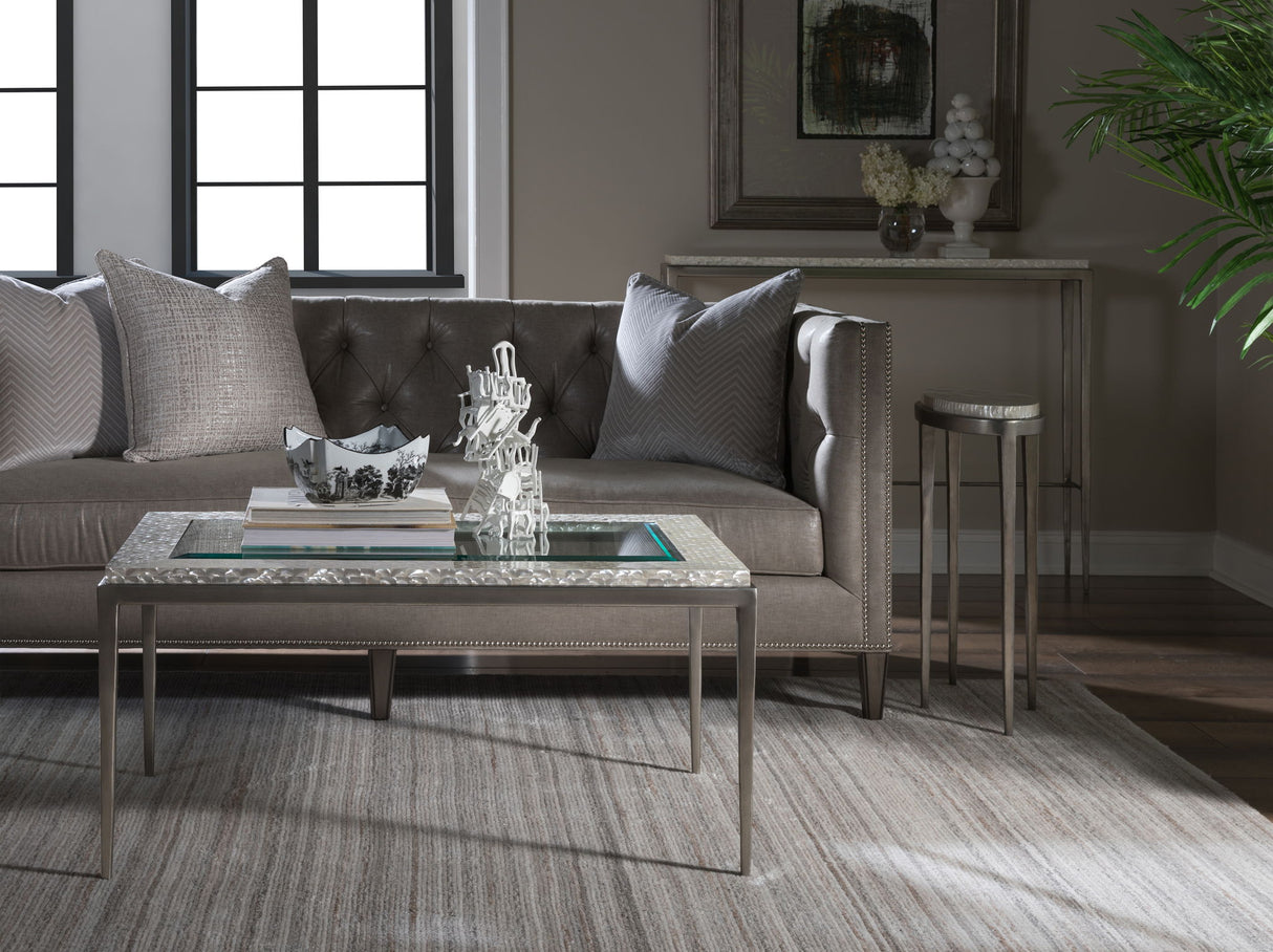 Signature Designs - Brilliante Shallow Console - Dark Gray