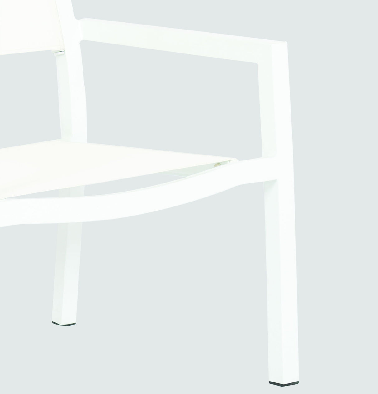 Naples - Stackable Sling Dining Chair - White