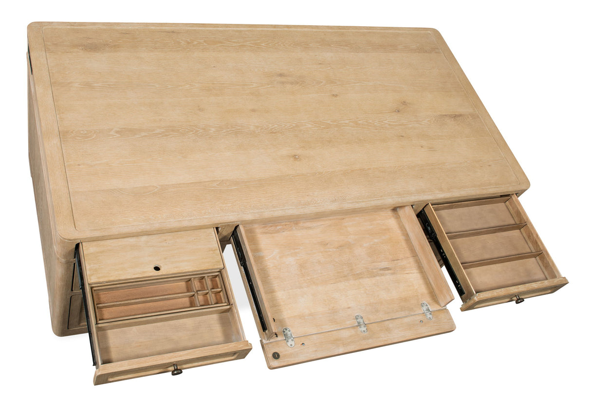 Retreat - Executive Desk - Beige