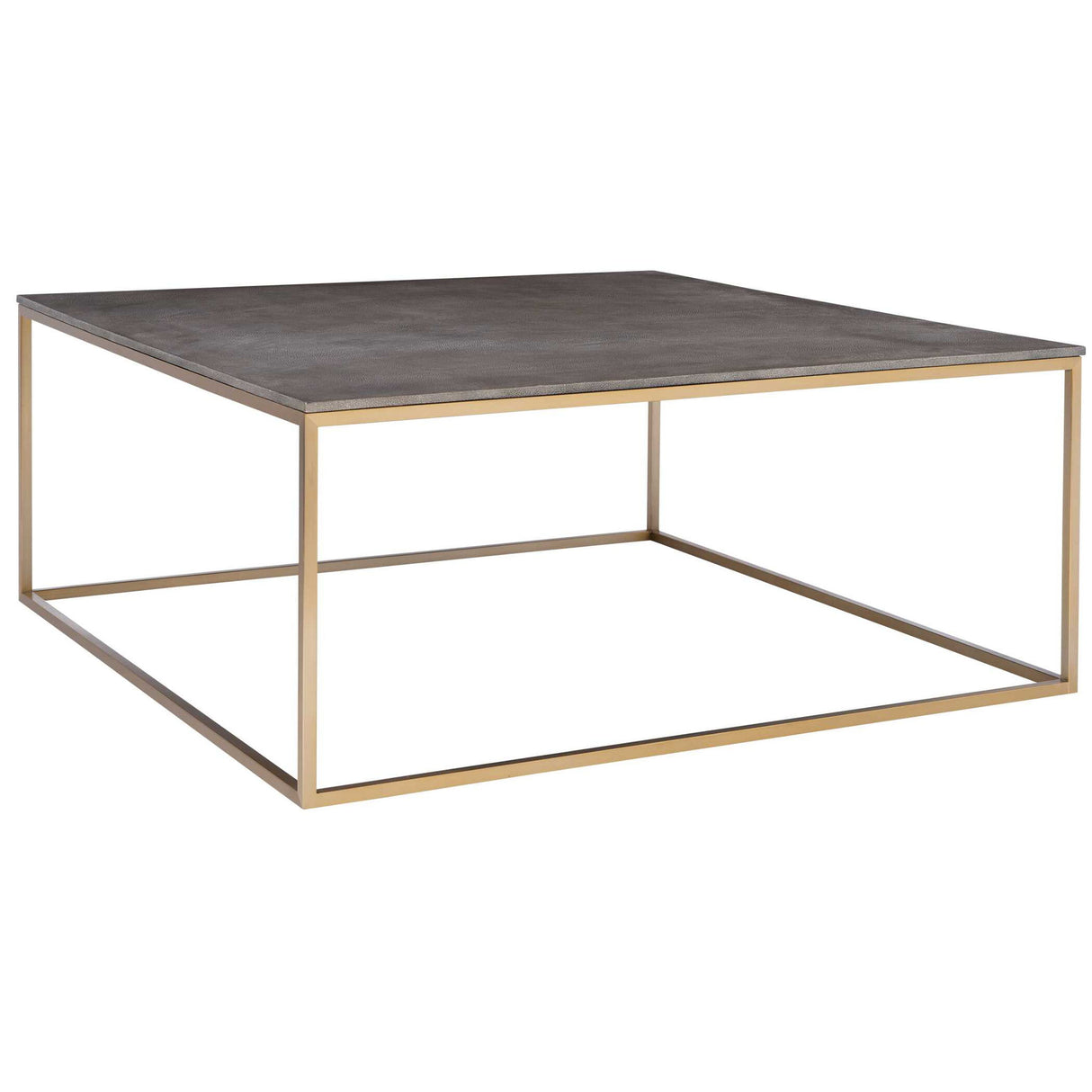 Trebon - Modern Coffee Table - Gray, Dark