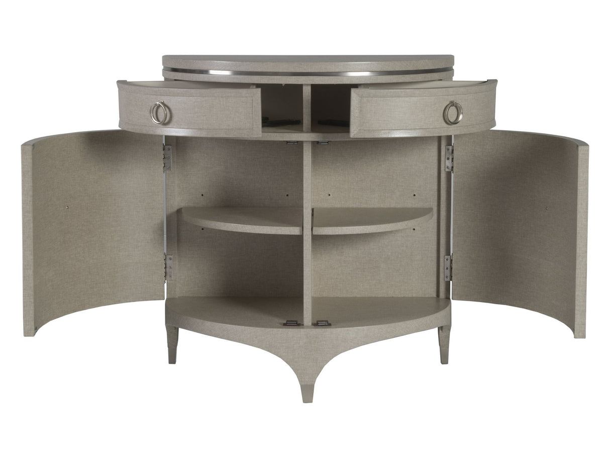 Signature Designs - Zeitgeist Linen Demilune Chest