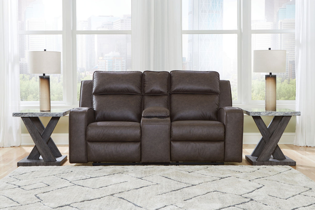Lavenhorne - Double Reclining Loveseat With Console