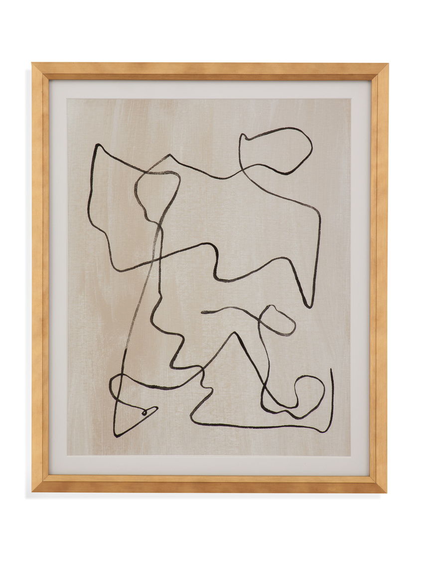 Bound IV Framed Print - Light Brown