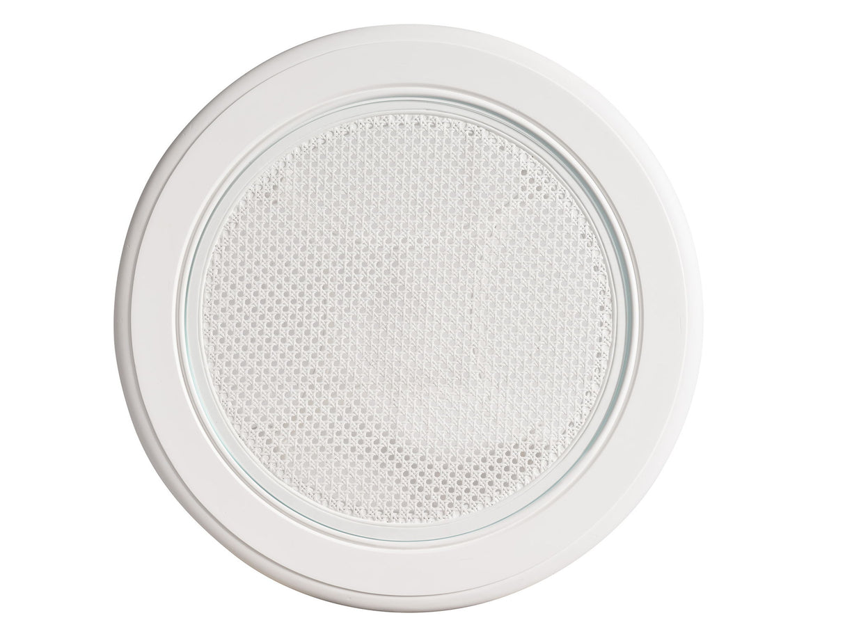 Villa Blanca - Cyprus Round End Table - White