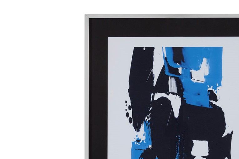 Monolith I Framed Print - Blue