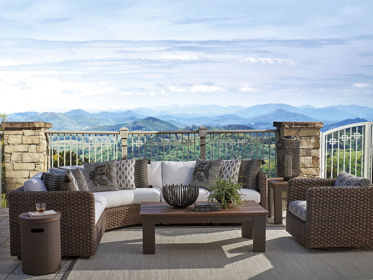 Kilimanjaro - Swivel Glider Lounge Chair - Dark Brown