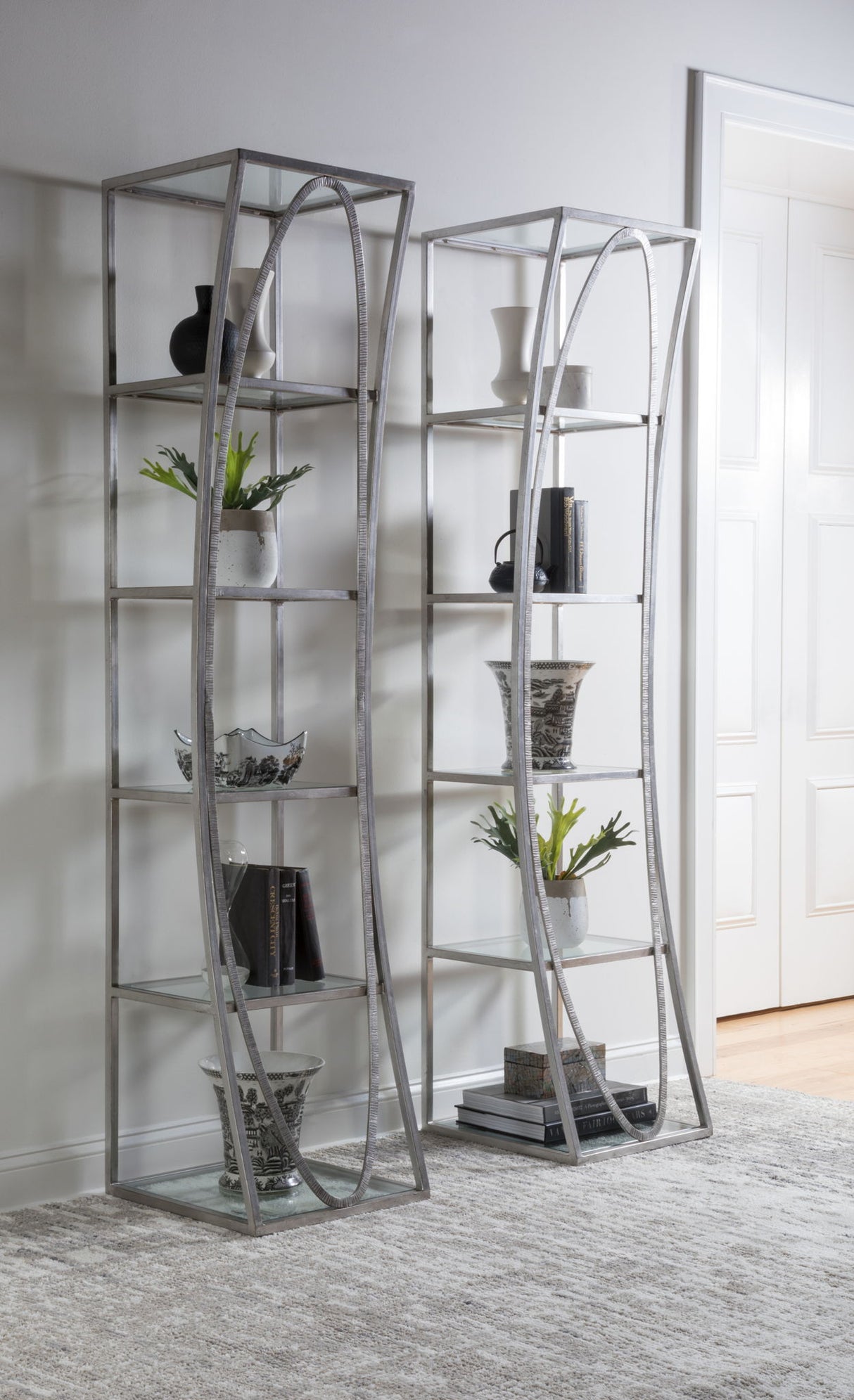 Metal Designs - Ellipse Slim Etagere