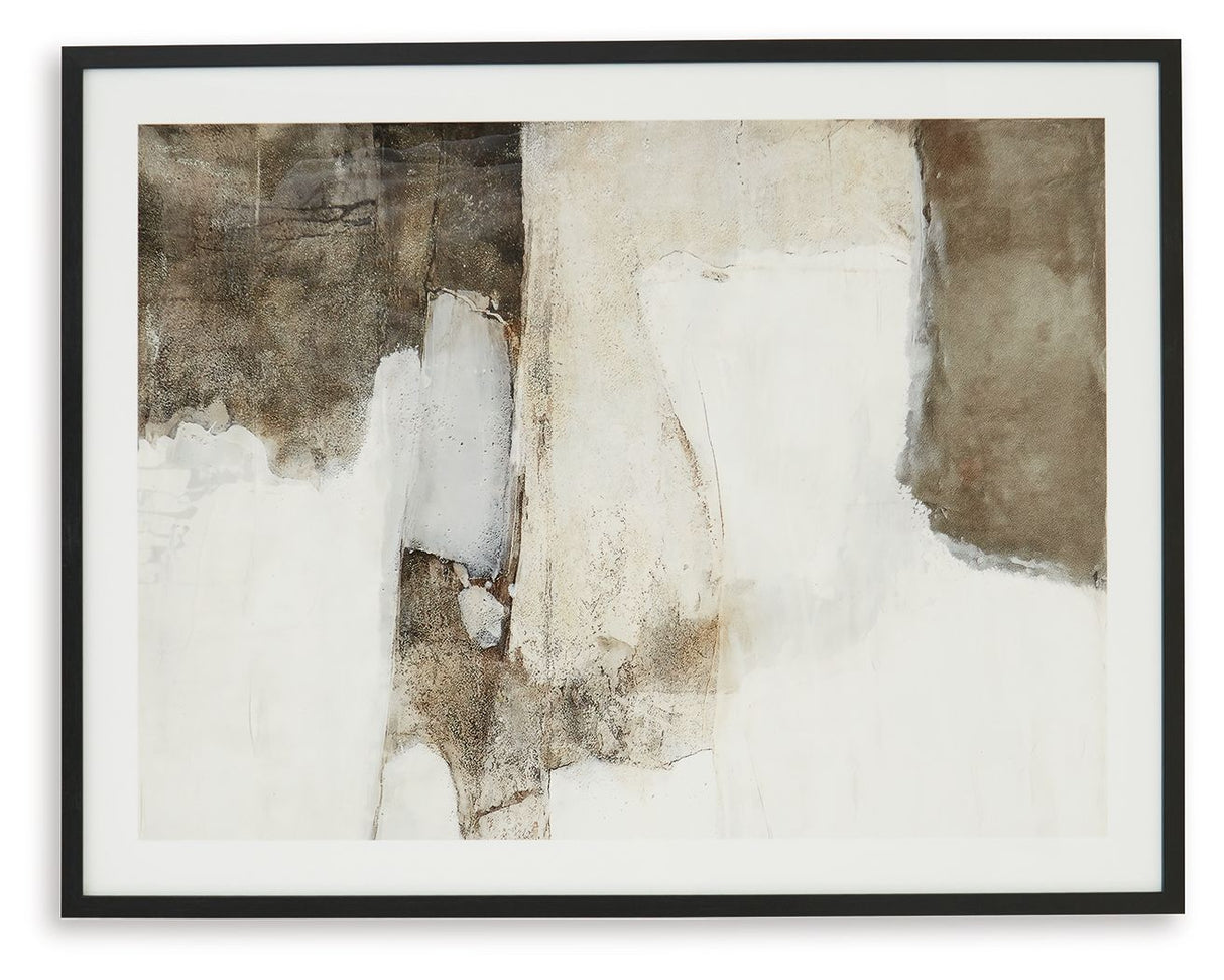 Aldricton - Wall Art - Brown / White