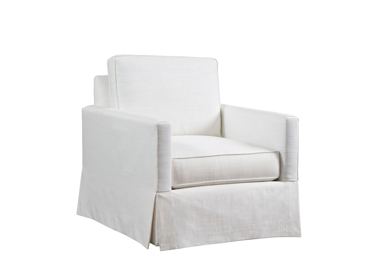 Barclay Butera Upholstery - Beach Club Swivel Chair - White