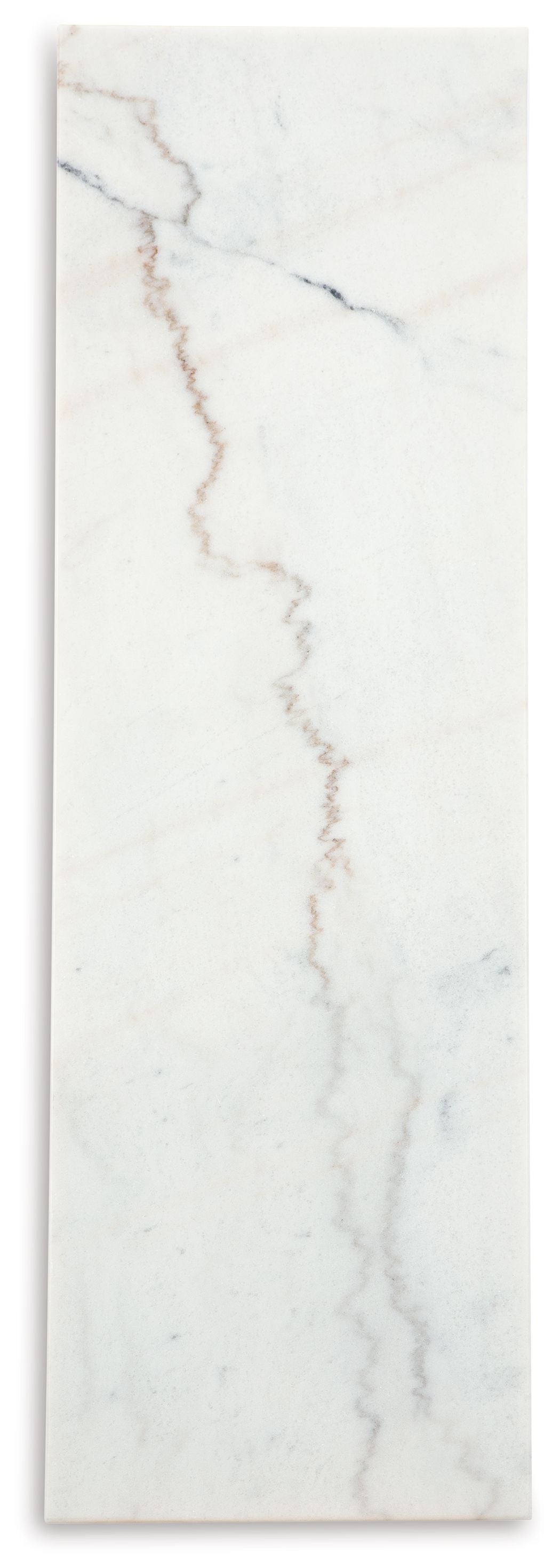 Burkhaus - Sofa Table - White / Dark Brown