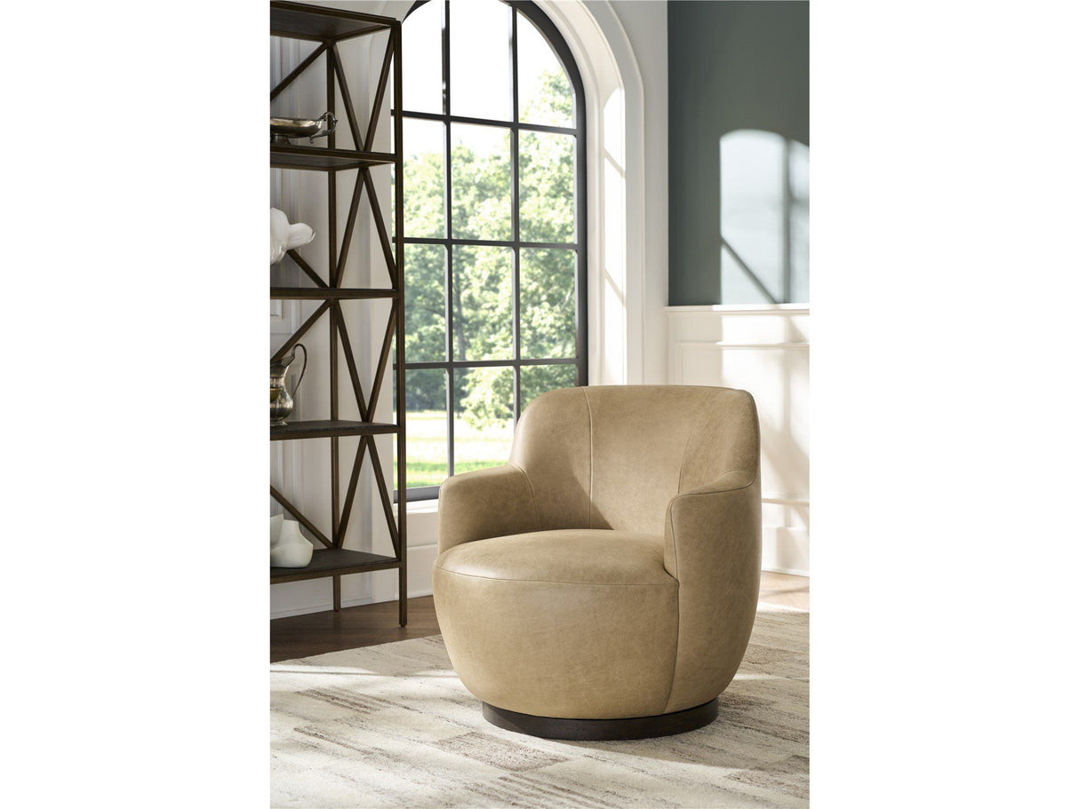 Chloe - Swivel Chair - Light Brown
