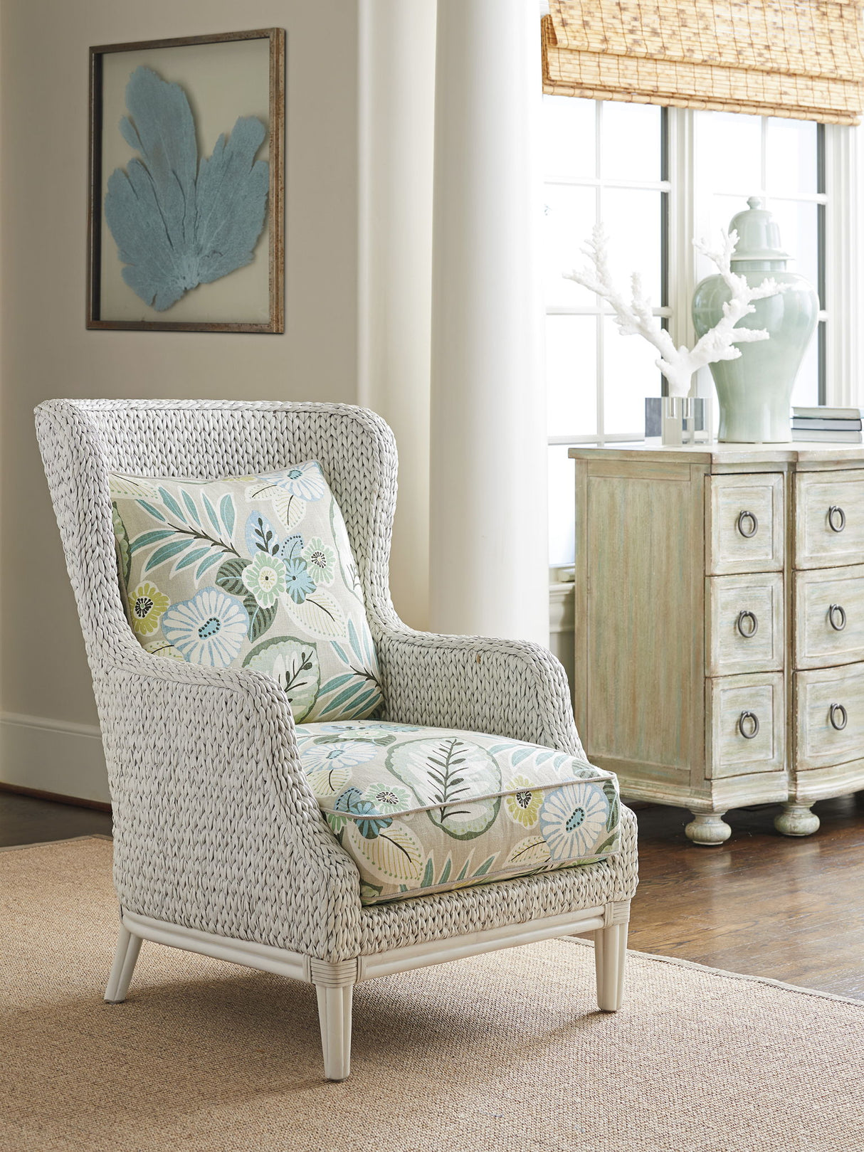 Ocean Breeze - Vero Wing Chair - Blue