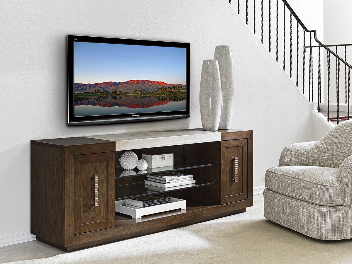 Laurel Canyon - Malibu Vista Media Console - Dark Brown