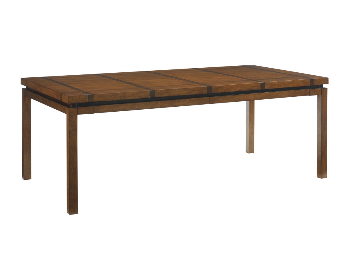 Island Fusion - Marquesa Rectangular Dining Table - Dark Brown