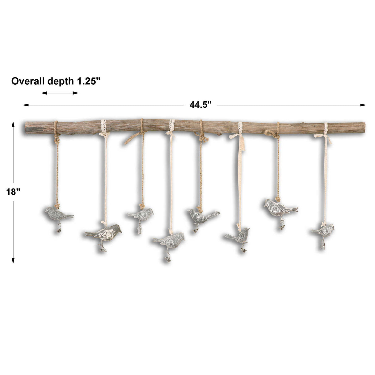 Birds On A Branch - Wall Art - Light Brown