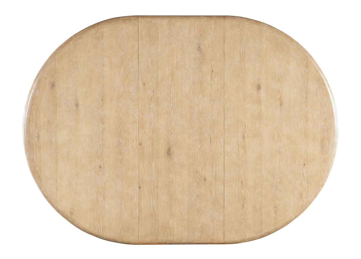 Retreat - Pole Rattan Round Dining Table With 1-20in Leaf