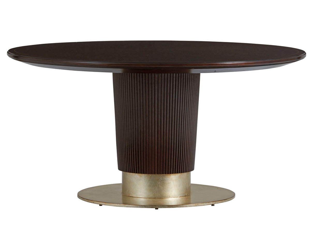 Carlyle - Waldorf Round Dining Table - Dark Brown