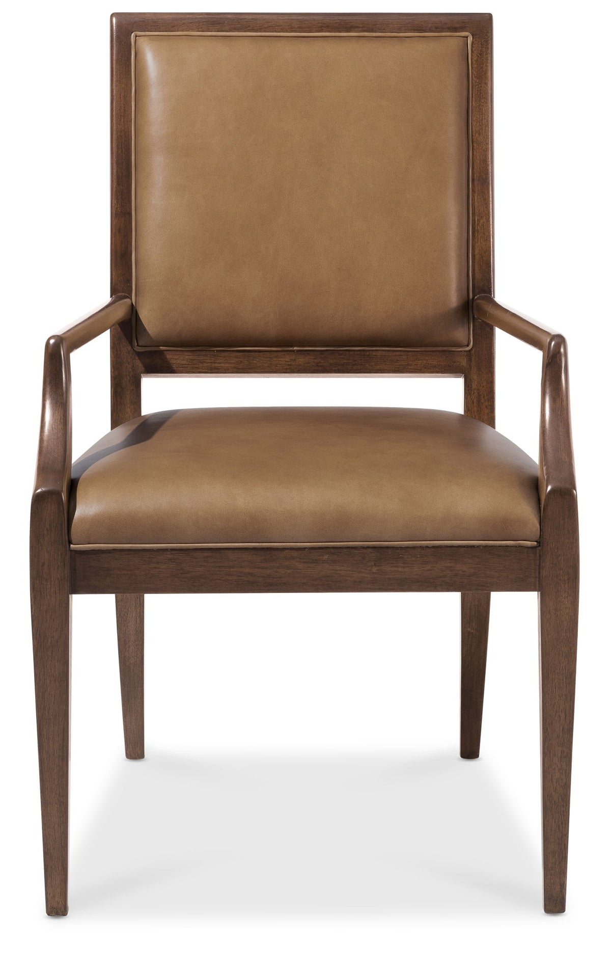 Archives - Leather Arm Chair (Set of 2) - Light Brown