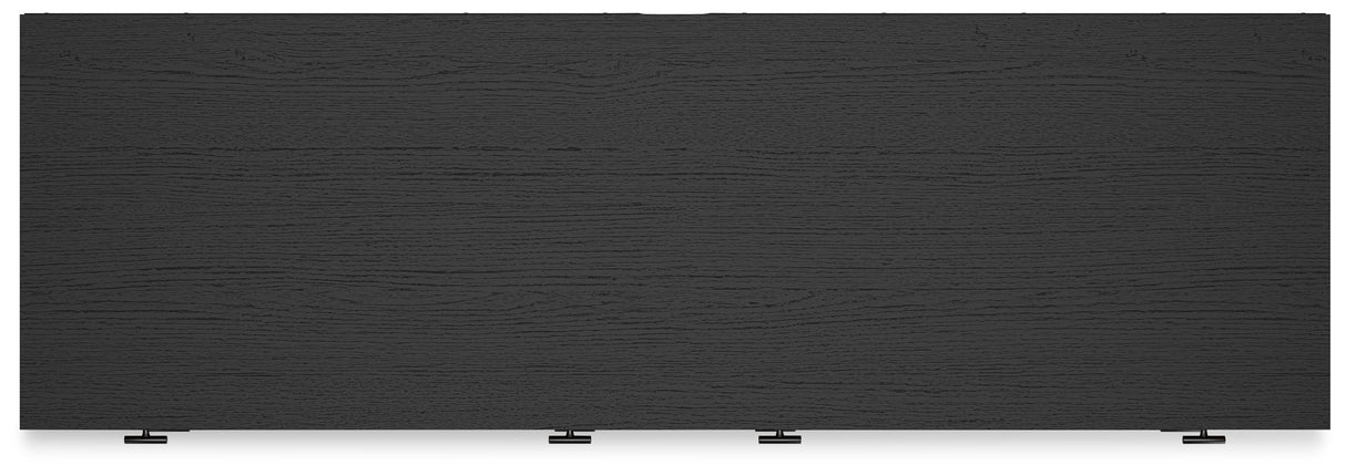 Charlang - Six Drawer Dresser - Black / Gray