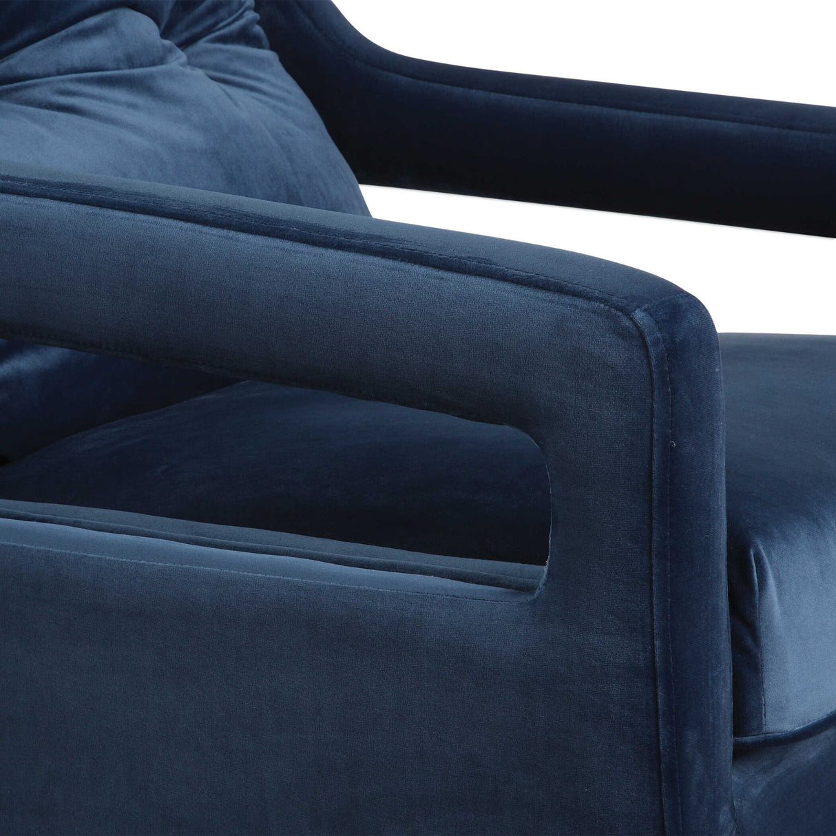 O'brien - Velvet Armchair - Blue