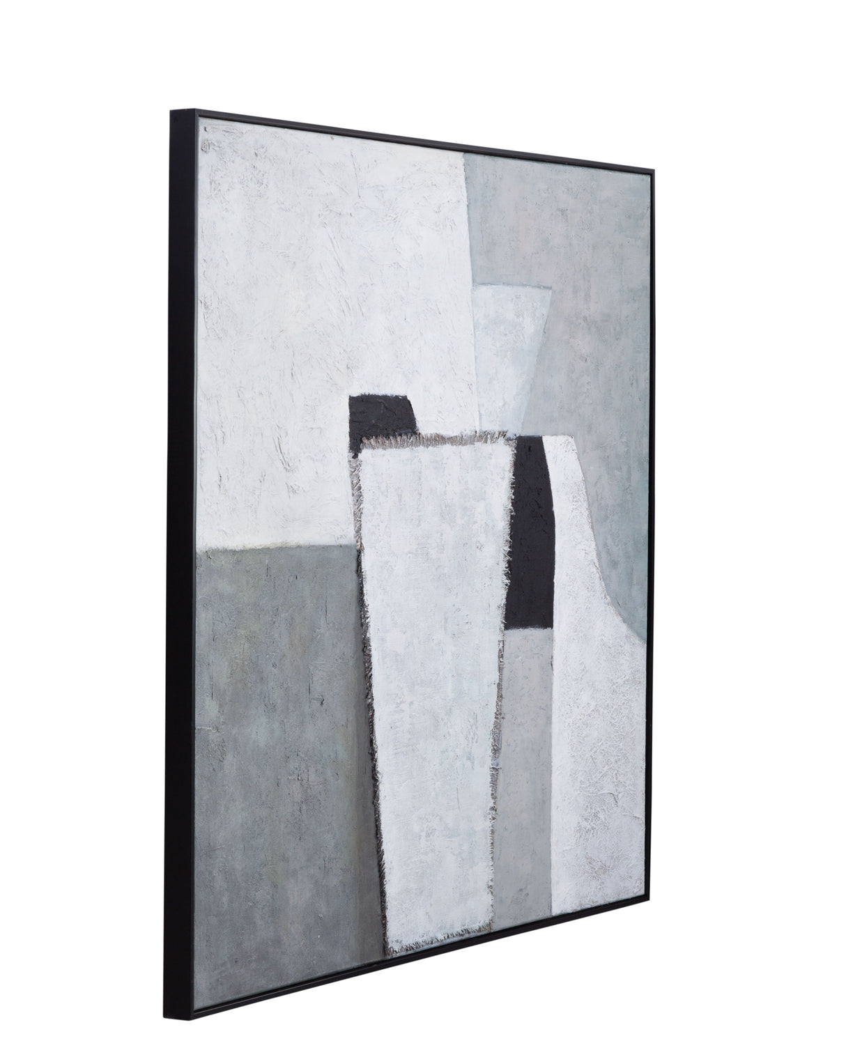 Landen Canvas Art - Gray