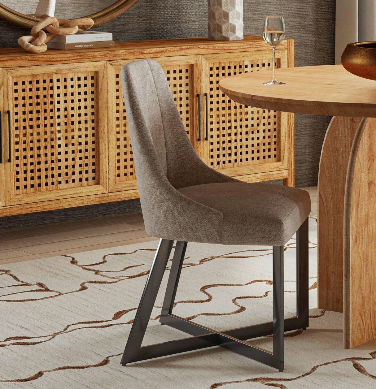 Trucco - Dining Chair (Set of 2) - Brown / Bronze