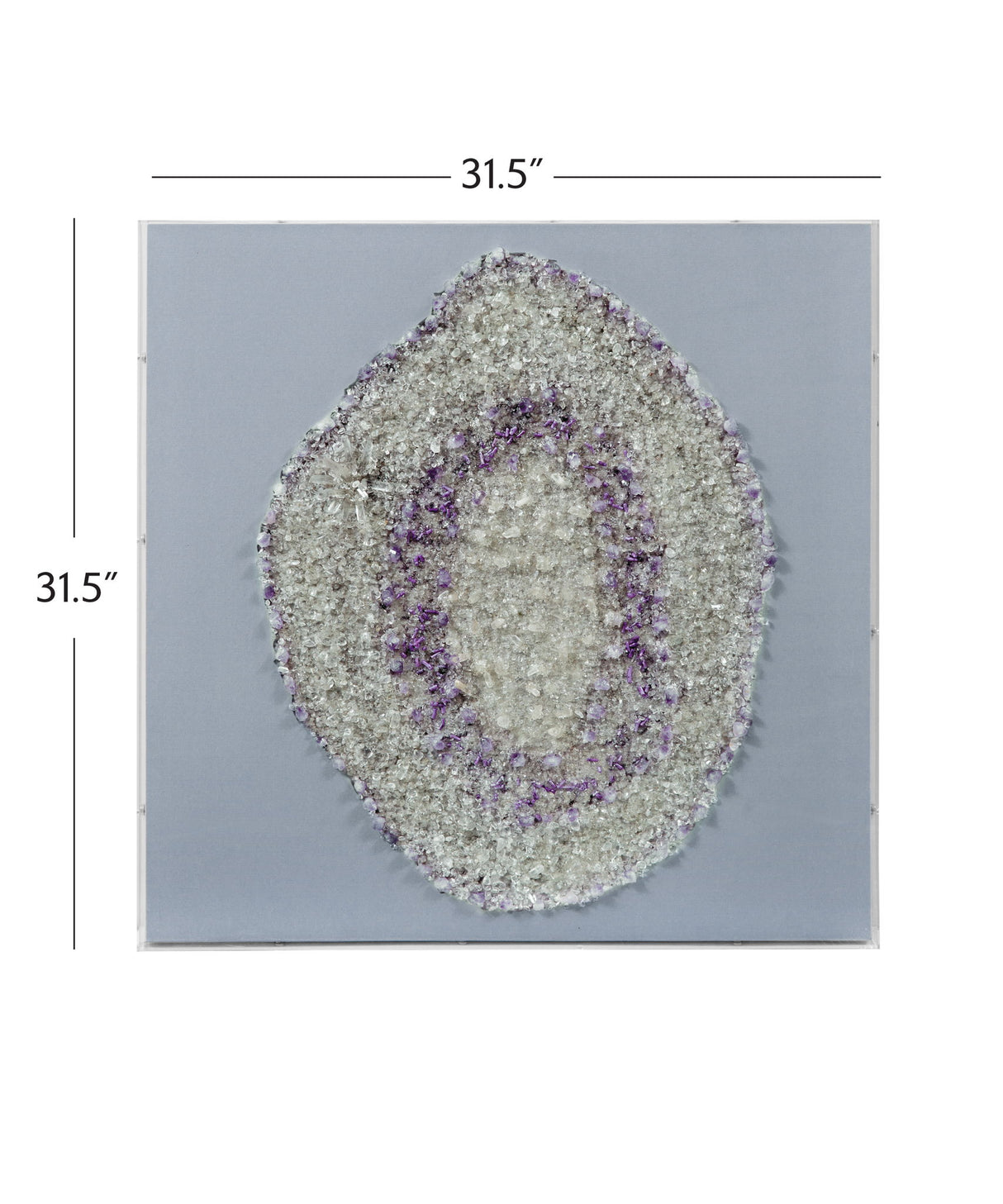 Stone Art Wall Hanging - Gray