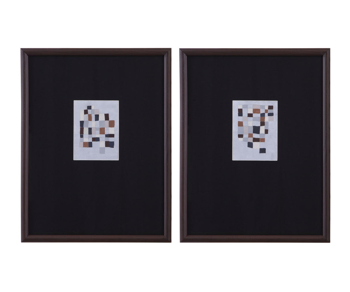 Multi Parcels II Framed Print - Black / Gray