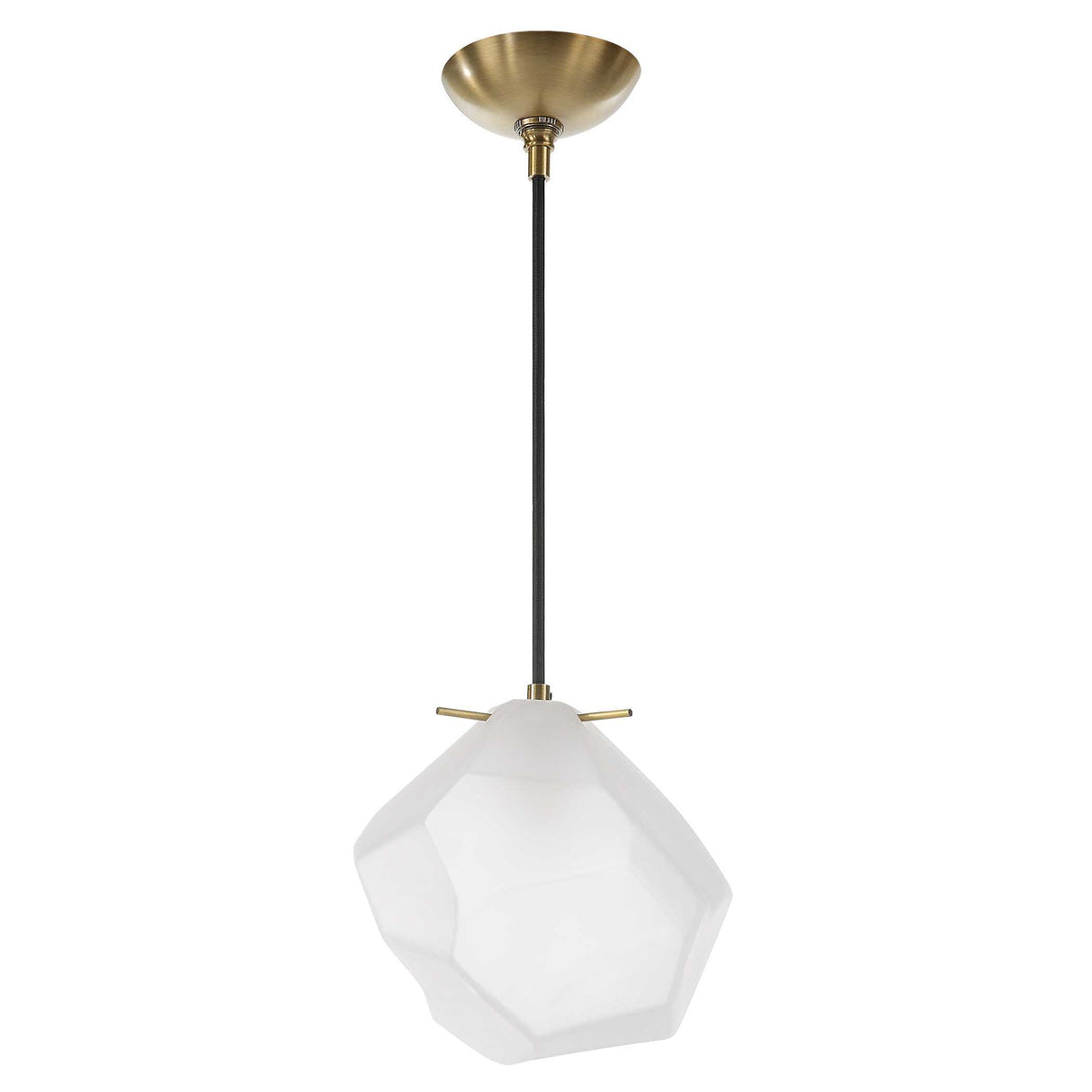 Geodesic - 1 Light Mini Pendant - White