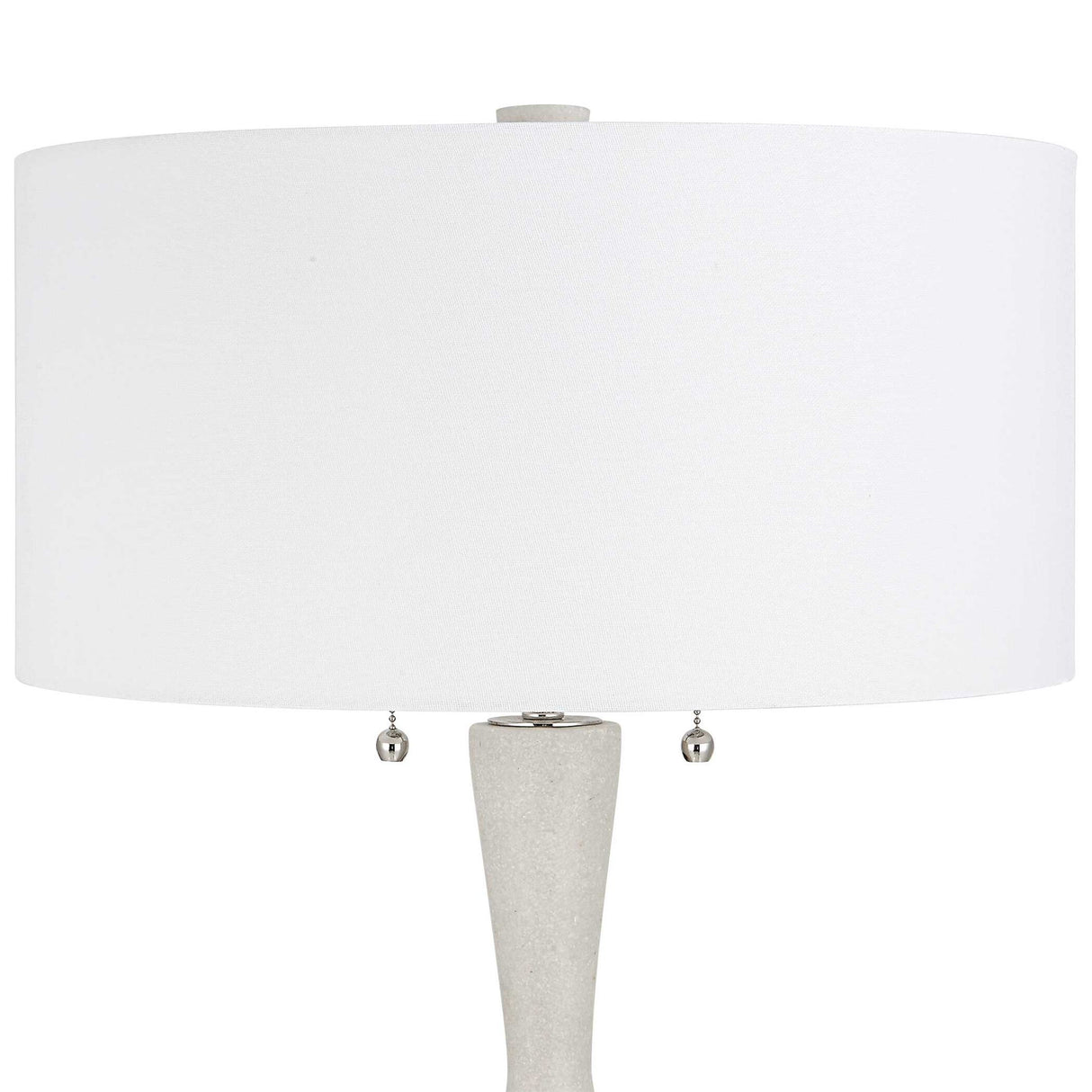 Sharma - Stone Table Lamp - White