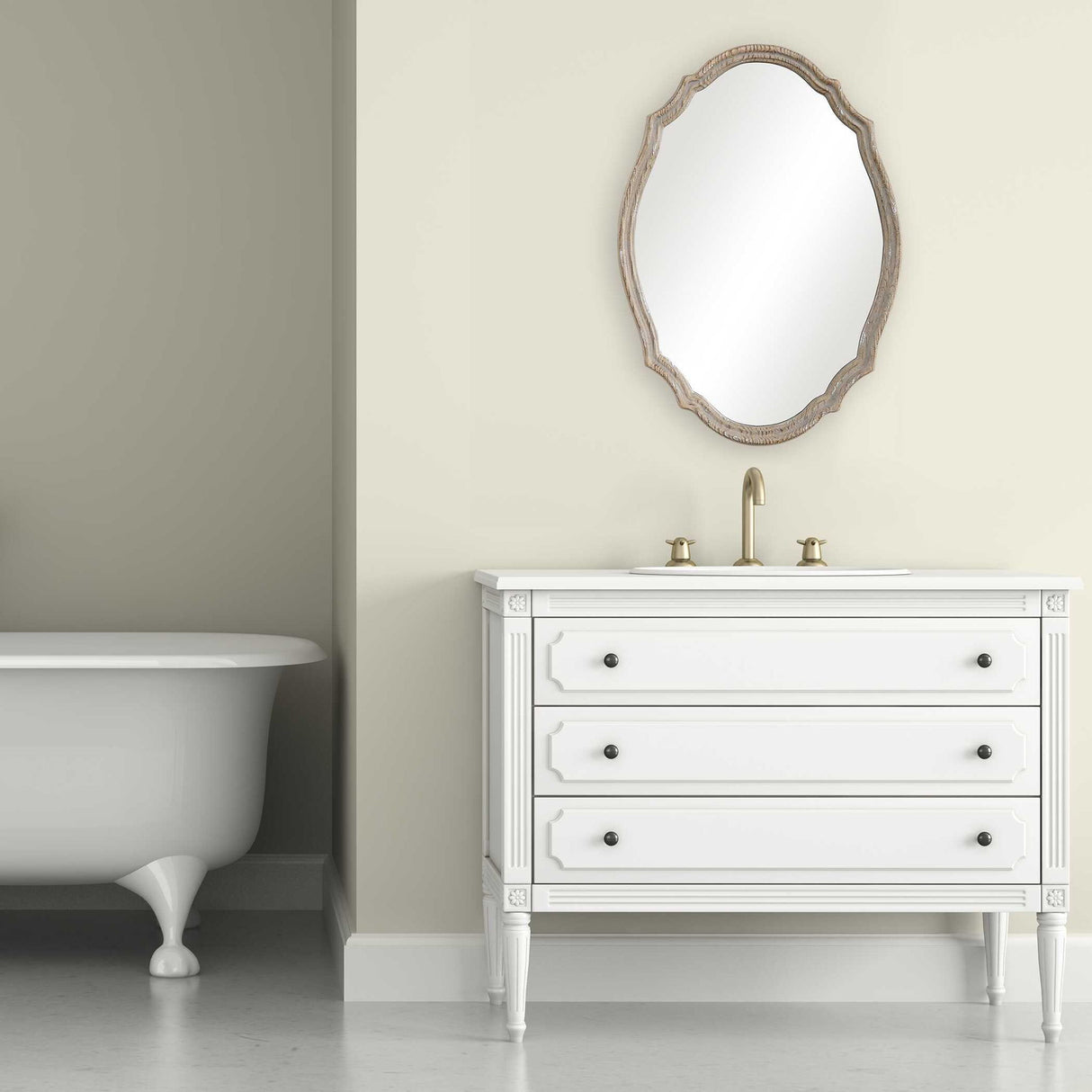 Mirror - Light Ivory